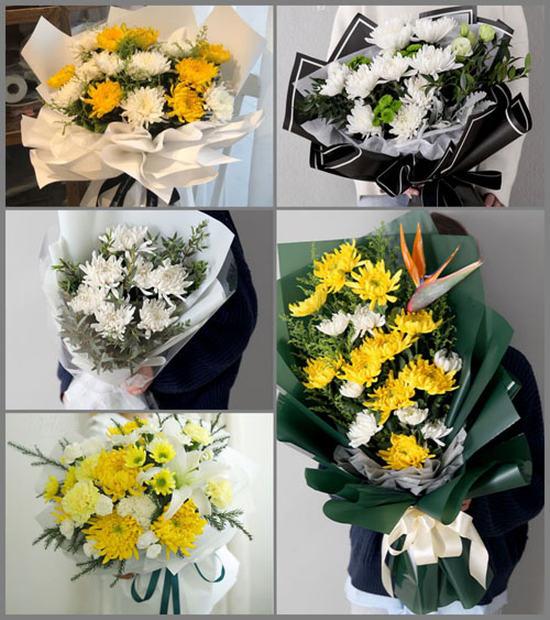 广东湛江市吴川市梅录街道梅菉头社区白事花束代送